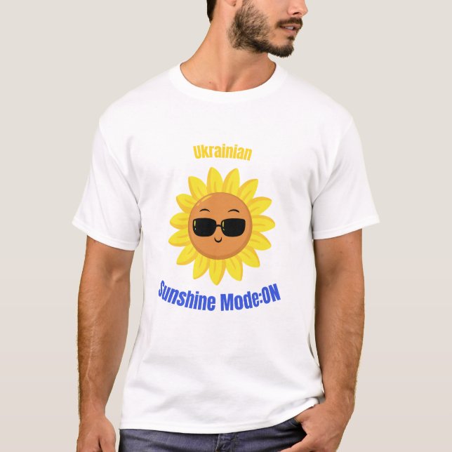 ukrainskt solskensläge:ON T Shirt (Framsida)