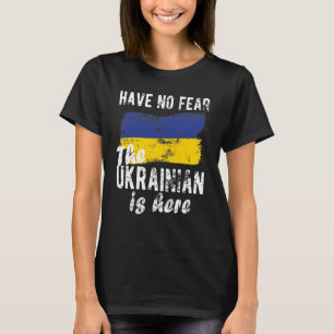 Ukrainukrainska arv Ukraina Roots ukrainska Flagga T Shirt