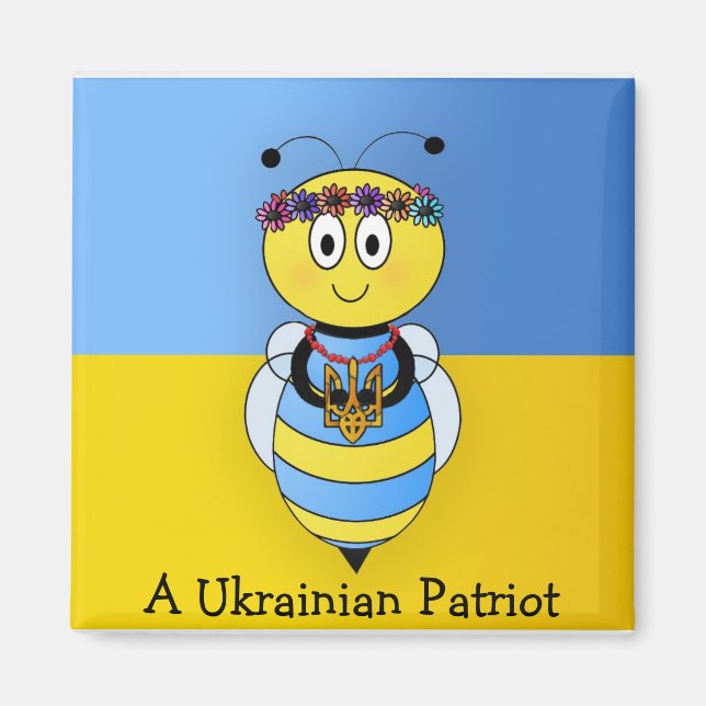 Ukrainukrainska Bee-serien Magnet (Framsidan)