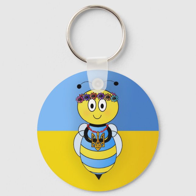 Ukrainukrainska Bee-serien Nyckelring (Framsida)