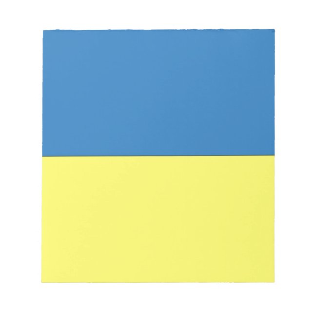 Ukrainukrainska Flagga Anteckningsblock (Framsida)
