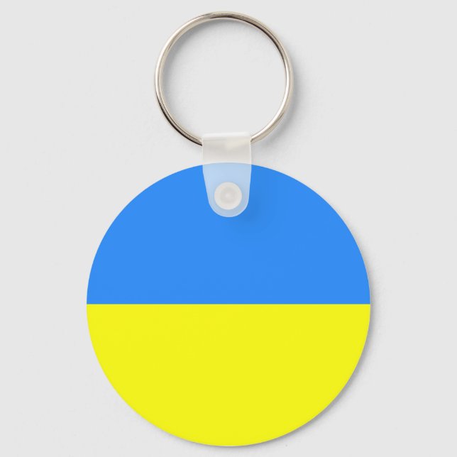 Ukrainukrainska Flagga Nyckelring (Framsida)