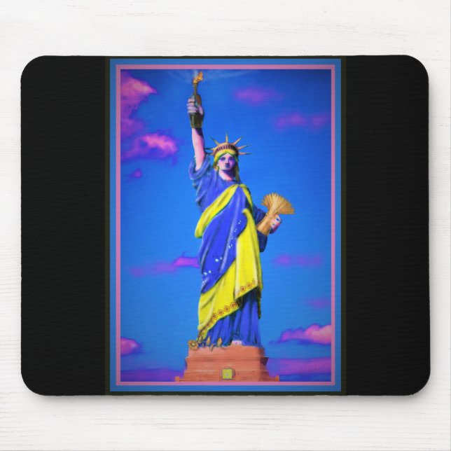 Ukrainukrainska liberty Mouse Pad Musmatta (Framsidan)