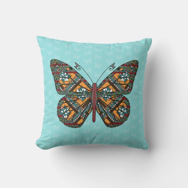 Ukrainukrainska monarch Pillow Kudde (Framsida)