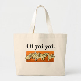 Ukrainukrainska Oi Yoi Yoi Varenyky Perogies Tote  Jumbo Tygkasse