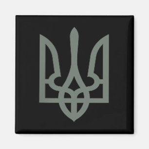 Ukrainukrainska Trident Symbol Tryzub Emblem Magnet