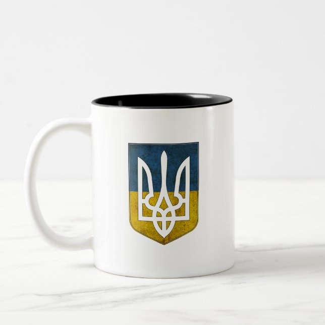 Ukrianian Trident Tryzub Mugg (Vänster)