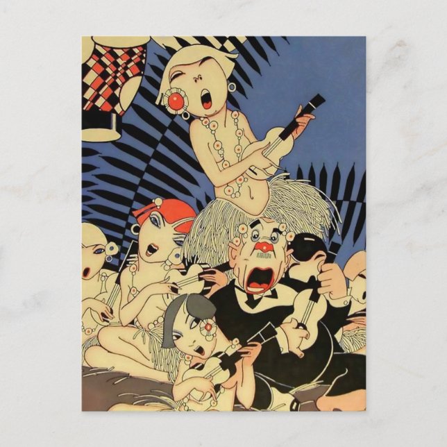 "Ukulele Band" 1927 Cover by J Carlos Vykort (Framsida)