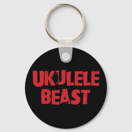 Ukulele Beast Keychain Nyckelring