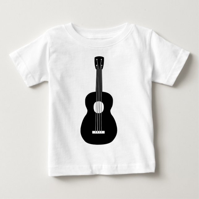 Ukulele - Black T-shirt (Framsida)