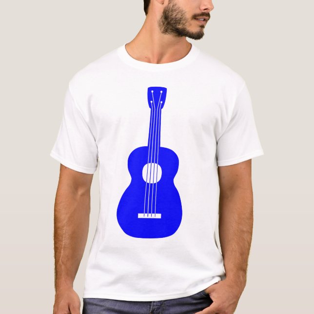 Ukulele - Blue T-shirt (Framsida)
