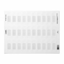 Ukulele Chord Chart 5-Fret Grått Template Stickers