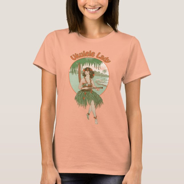 Ukulele Dam #1 Dam Burnout T-Shirt (Framsida)