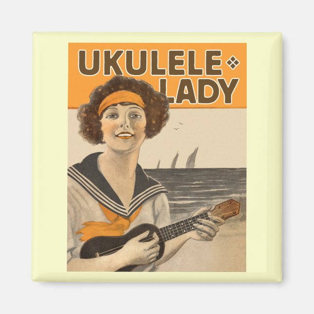 Ukulele Dam #2 Magnet (Framsidan)