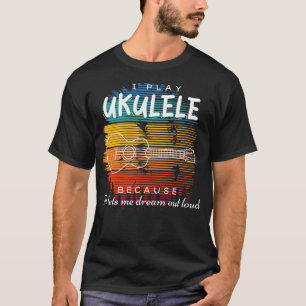 Ukulele Daydrömmar: Strumming Musical Fantasies T Shirt