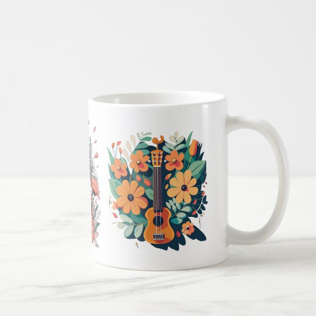 Ukulele-entusiastmugg Kaffemugg (Höger)