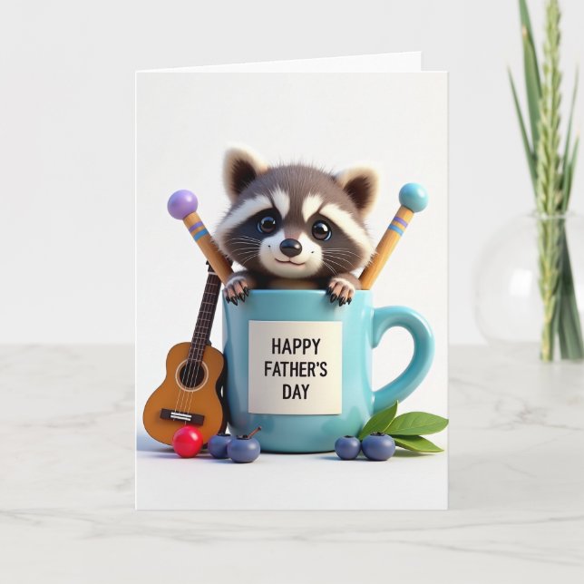 Ukulele Farsdagspresentkort Kort (Framsida)