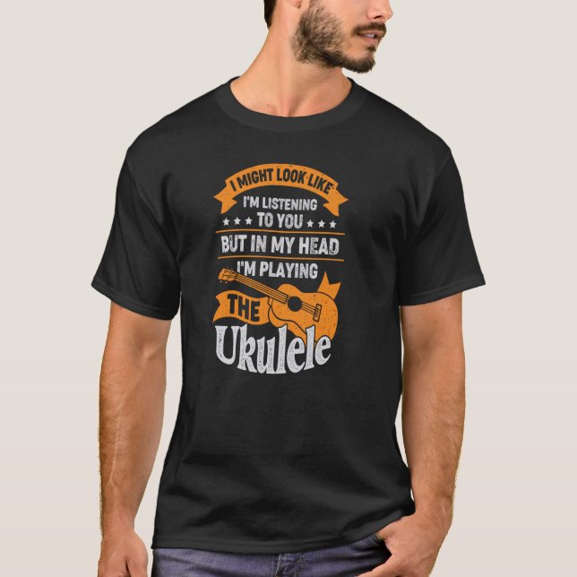 Ukulele för Ukulele Player T Shirt (Framsida)