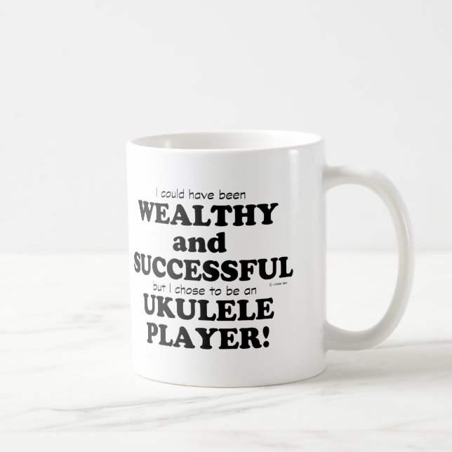 Ukulele-Förmögen och lyckad Kaffemugg (Höger)