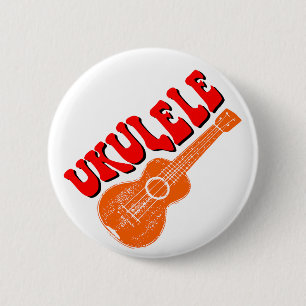 Ukulele Groovy Text Art Knapp