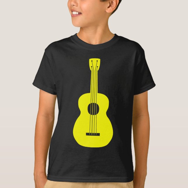 Ukulele - Gult Tee Shirt (Framsida)