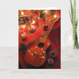 Ukulele Helgdag Card Helgkort