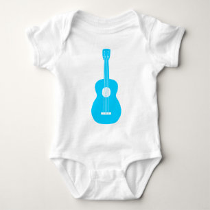 Ukulele - Himmelblå T-shirt