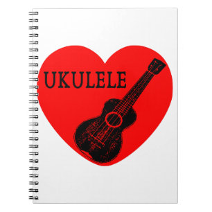 Ukulele Kärlek Anteckningsbok