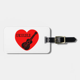 Ukulele Kärlek Bagagebricka
