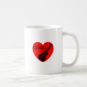 Ukulele Kärlek Kaffemugg