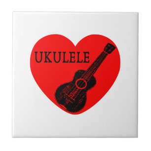 Ukulele Kärlek Kakelplatta