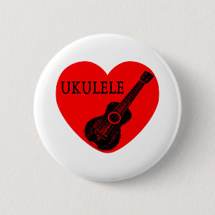 Ukulele Kärlek Knapp
