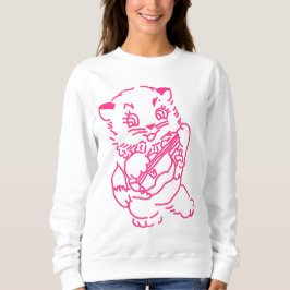 Ukulele Kitten Sweatshirt T Shirt