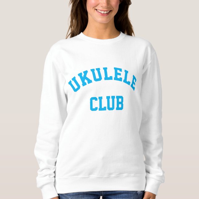 Ukulele Klubb Sweatshirt T Shirt (Framsida)