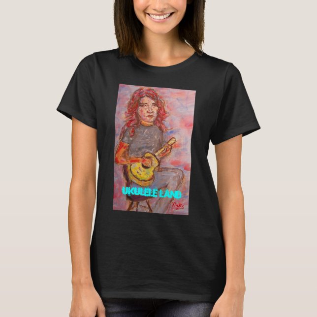 ukulele land t-shirt (Framsida)