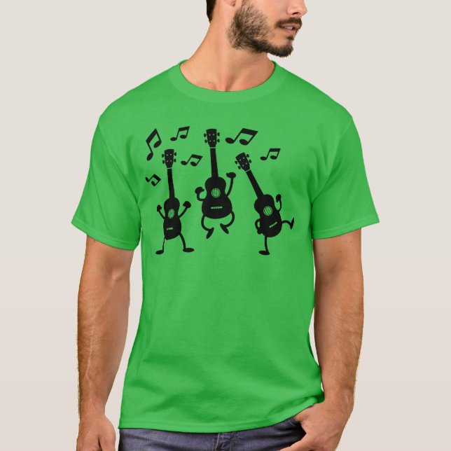 Ukulele Music vintage T Shirt (Framsida)