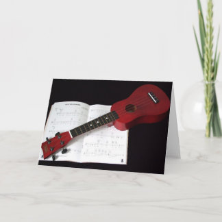Ukulele och Songbook Helgkort