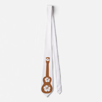 Ukulele- och vithibiskus slips