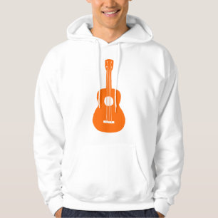 Ukulele - Orange Sweatshirt Med Luva