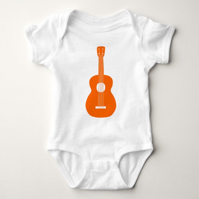 Ukulele - Orange T-shirt (Framsida)