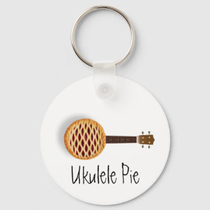 Ukulele Paj Keychain Nyckelring