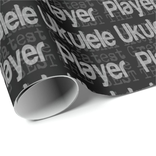 Ukulele Player Extraordinaire Presentpapper (Rullad Hörn)