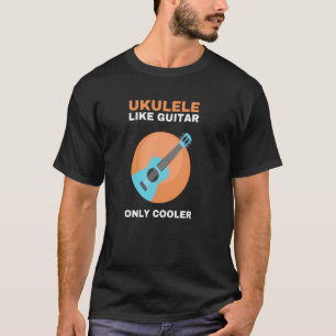 Ukulele Player och Hawaiian Musician Guitar 5 T Shirt