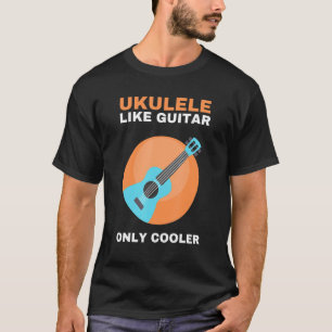 Ukulele Player och Hawaiian Musician Guitar T Shirt