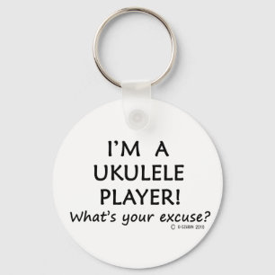 Ukulele Player Ursäkta Nyckelring