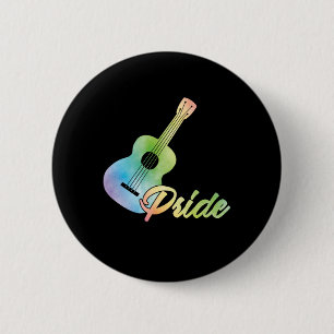 Ukulele Pride Uke Instrument Music Guitar Gift Knapp