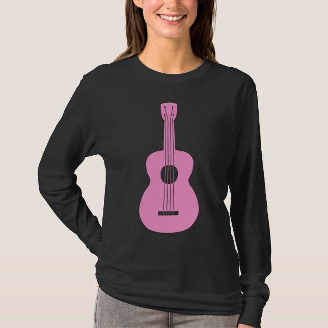 Ukulele - Rosa T-shirt (Framsida)