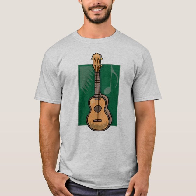 Ukulele (skräddarsy mig!), t-shirt (Framsida)