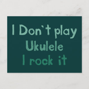 Ukulele Sten IT-vykort Vykort