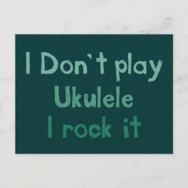 Ukulele Sten IT-vykort Vykort